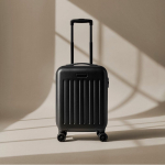 Trolley ABS adapté cabine avec fermeture code 40L couleur noir sixième vue