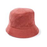 Bob unisexe en velours côtelé doux à personnaliser couleur rose deuxième vue