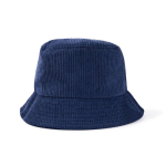 Bob unisexe en velours côtelé doux à personnaliser couleur bleu marine première vue