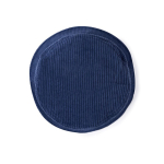 Bob unisexe en velours côtelé doux à personnaliser couleur bleu marine troisième vue