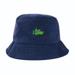 Bob unisexe en velours côtelé doux à personnaliser couleur bleu marine quatrième vue