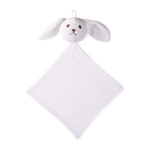 Doudou pour bébé en doux coton avec une tête de lapin couleur naturel deuxième vue