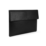 Élégant porte-documents en cuir synthétique personnalisable couleur noir deuxième vue