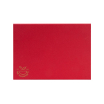 Élégante boîte cadeau rigide en carton avec fermeture magnétique couleur rouge cinquième vue