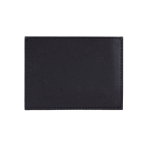 Porte-cartes en cuir noir dans boîte de présentation élégante couleur noir troisième vue