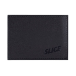 Porte-cartes en cuir noir dans boîte de présentation élégante couleur noir sixième vue