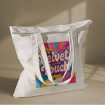 Sac en polyester doux spécial sublimation 280 g/m2 couleur blanc vue détail 6