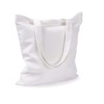 Sac en polyester doux spécial sublimation 280 g/m2 couleur blanc troisième vue