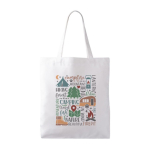 Sac en polyester doux spécial sublimation 280 g/m2 couleur blanc quatrième vue