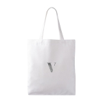Sac en polyester doux spécial sublimation 280 g/m2 couleur blanc sixième vue