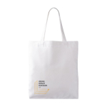 Sac en polyester doux spécial sublimation 280 g/m2 couleur blanc vue détail 3