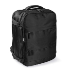 Sac à dos en polyester pour ordinateur portable, pour le voyage 15'' couleur noir troisième vue