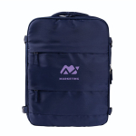 Sac à dos en polyester pour ordinateur portable, pour le voyage 15'' couleur bleu marine quatrième vue