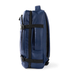 Sac à dos en polyester pour ordinateur, idéal pour voyages 16'' couleur bleu troisième vue