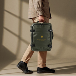 Sac à dos en polyester pour ordinateur, idéal pour voyages 16'' couleur vert sixième vue