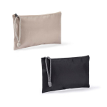 Trousse en nylon avec cordon bicolore sur la fermeture 240 g/m2 couleur beige troisième vue