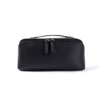 Trousse de voyage en PU avec finition douce 400 g/m2 couleur noir première vue