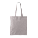 Tote bag en coton et polyester avec longues anses 120 g/m2 couleur gris première vue