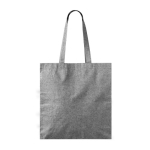 Tote bag large en coton et polyester finition chinée 240 g/m2 couleur noir première vue