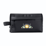 Trousse en cuir synthétique avec poignée latérale 500 g/m2 couleur noir cinquième vue