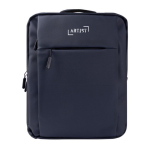 Sac à dos de travail pour ordinateur portable en cuir synthétique 15'' couleur bleu marine cinquième vue