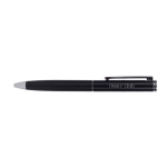 Stylo élégant à mécanisme rotatif à encre bleue couleur noir cinquième vue