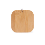 Set de câbles multi-connecteurs dans boîte de transport en bambou couleur bois quatrième vue