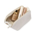 Trousse compartiment unique en polyester doux 450 g/m2 couleur naturel vue détail 5 