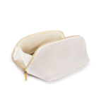 Trousse compartiment unique en polyester doux 450 g/m2 couleur naturel sixième vue
