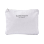 Trousse de toilette en polyester avec toucher velours, 280 g/m² couleur blanc vue détail 2
