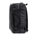Sac à dos en similicuir pour voyages avec fonction extensible 30L couleur noir cinquième vue