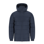 Parka enfant matelassée résistante au vent et à l’eau MKT Eren couleur bleu marine première vue