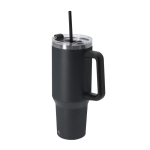 Grand mug en acier inox recyclé avec paille et ouverture 1,2 L cinquième vue