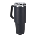 Grand mug en acier inox recyclé avec paille et ouverture 1,2 L sixième vue