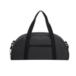 Sac de sport en cuir synthétique avec double poignée de transport couleur noir première vue