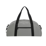 Sac de sport en cuir synthétique avec double poignée de transport couleur gris première vue