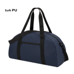 Sac de sport en cuir synthétique avec double poignée de transport
