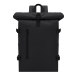 Sac à dos en PU pour ordinateur et voyage avec plusieurs poches 15'' couleur noir première vue
