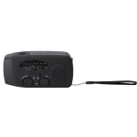 Radio portable solaire avec lampe et batterie d’urgence