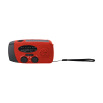 Radio portable solaire avec lampe et batterie d’urgence première vue