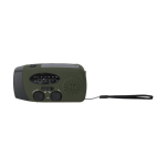 Radio portable solaire avec lampe et batterie d’urgence première vue