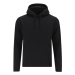 Sweat femme en coton et polyester MKT Draco 280 g/m² couleur noir première vue