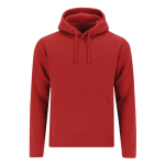 Sweat femme en coton et polyester MKT Draco 280 g/m² couleur rouge première vue