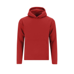 Sweat enfant en coton et polyester MKT Draco 280 g/m² couleur rouge première vue