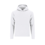 Sweat enfant en coton et polyester MKT Draco 280 g/m² couleur blanc première vue