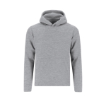 Sweat enfant en coton et polyester MKT Draco 280 g/m² couleur gris première vue