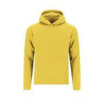 Sweat enfant en coton et polyester MKT Draco 280 g/m² couleur jaune première vue