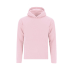 Sweat enfant en coton et polyester MKT Draco 280 g/m² couleur rose première vue