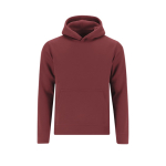 Sweat enfant en coton et polyester MKT Draco 280 g/m² couleur grenat première vue