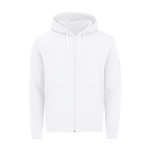 Sweat unisexe en coton et polyester MKT Astro 280 g/m² couleur blanc première vue